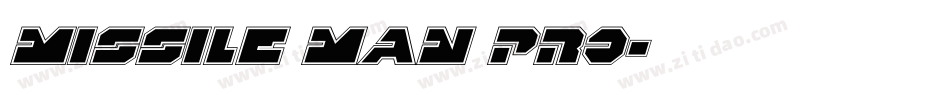 Missile Man Pro字体转换